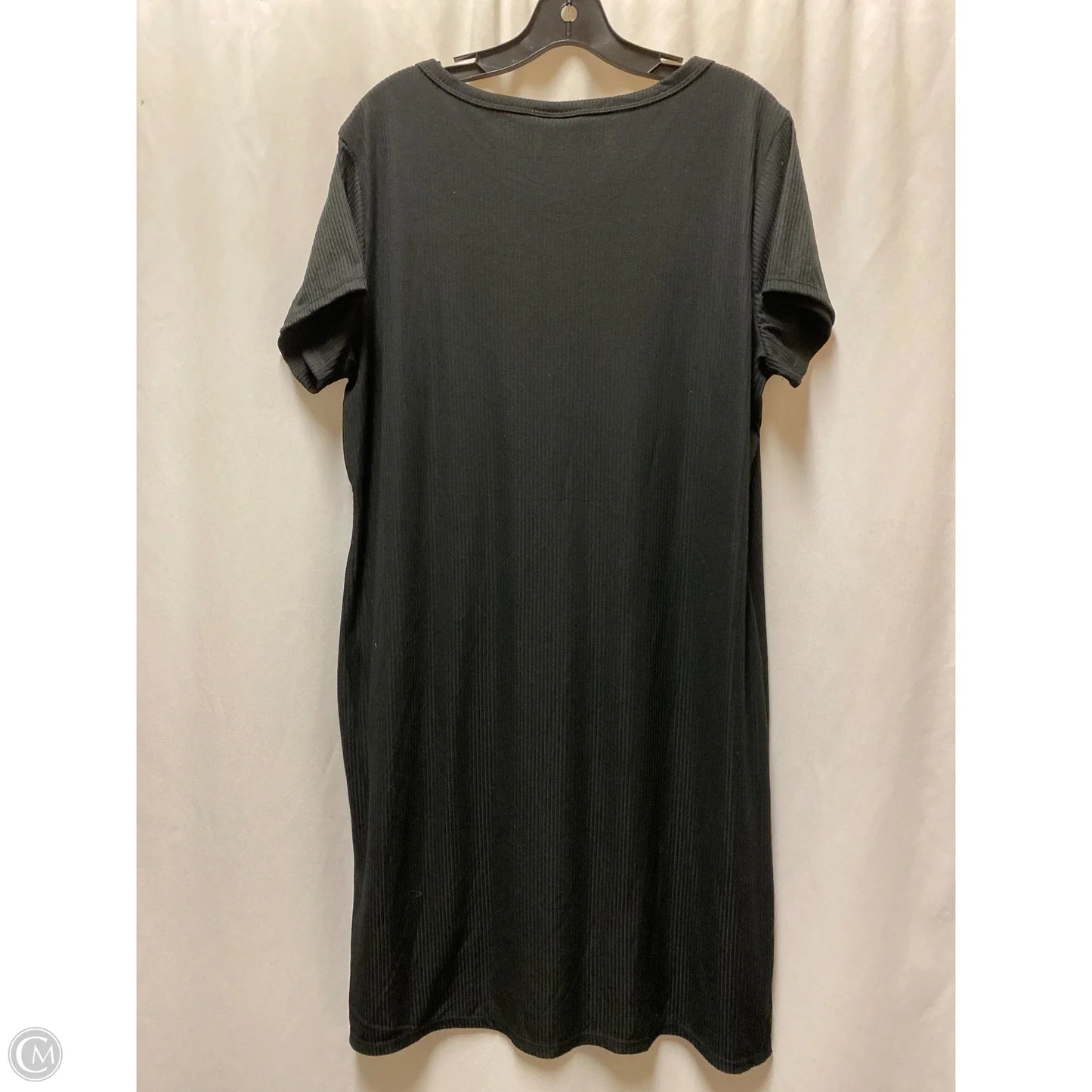 Dress Casual Midi By Just Be In Black, Size: 3x