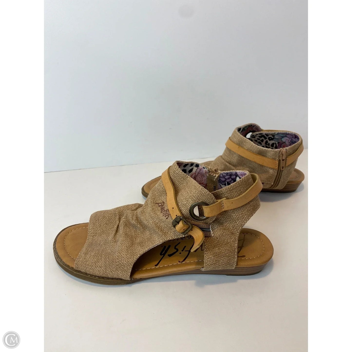Sandals Flats By Blowfish In Tan, Size: 8.5