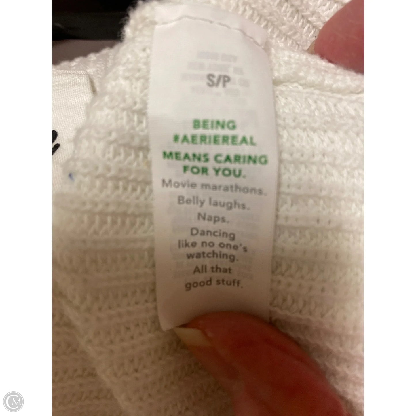 Sweater By Aerie In White, Size: S