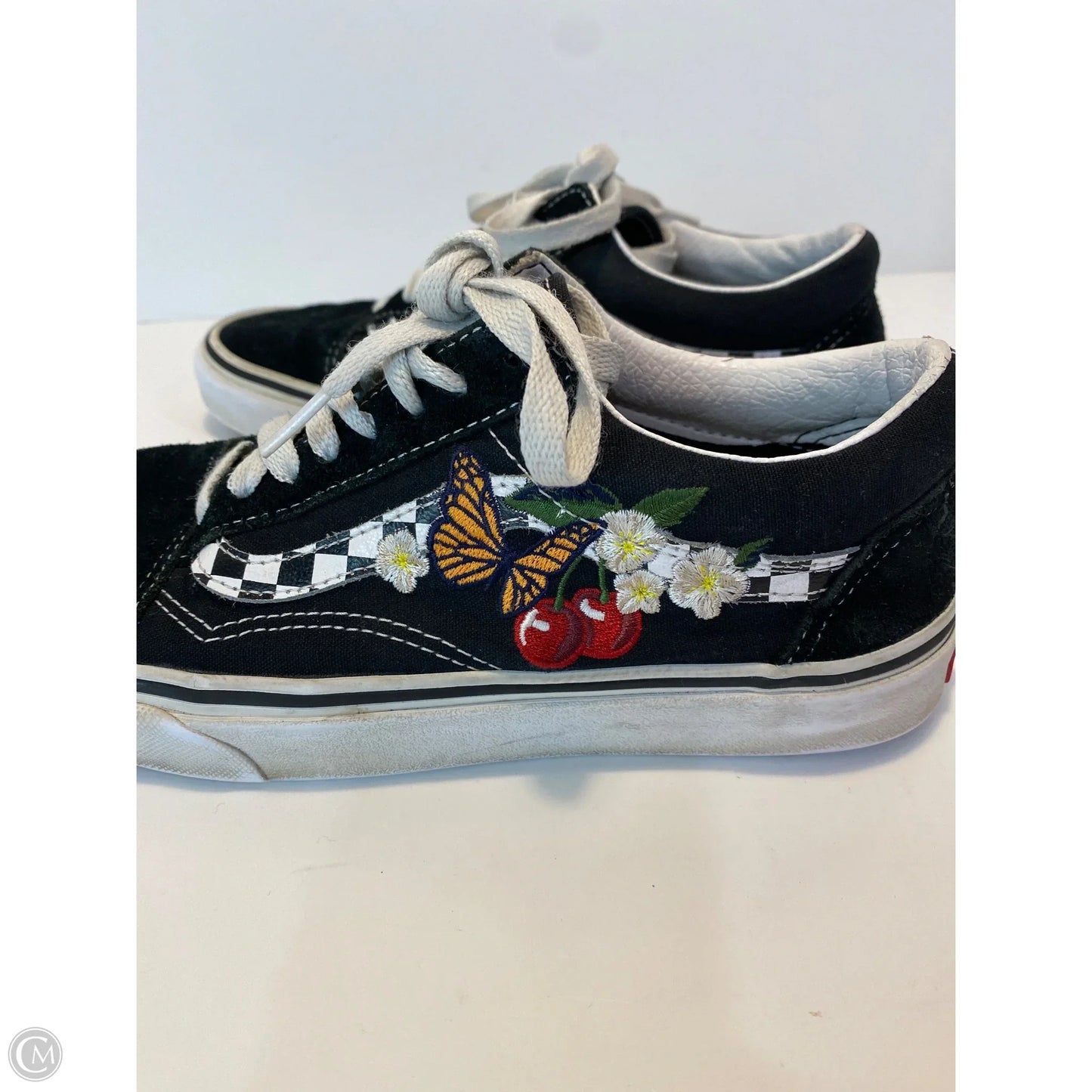 Shoes Sneakers By Vans In Black, Size: 8