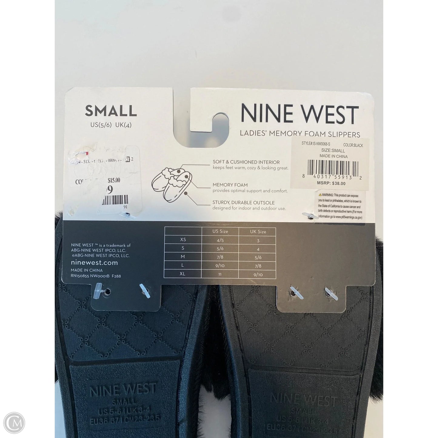 Slippers By Nine West In Black, Size: 5