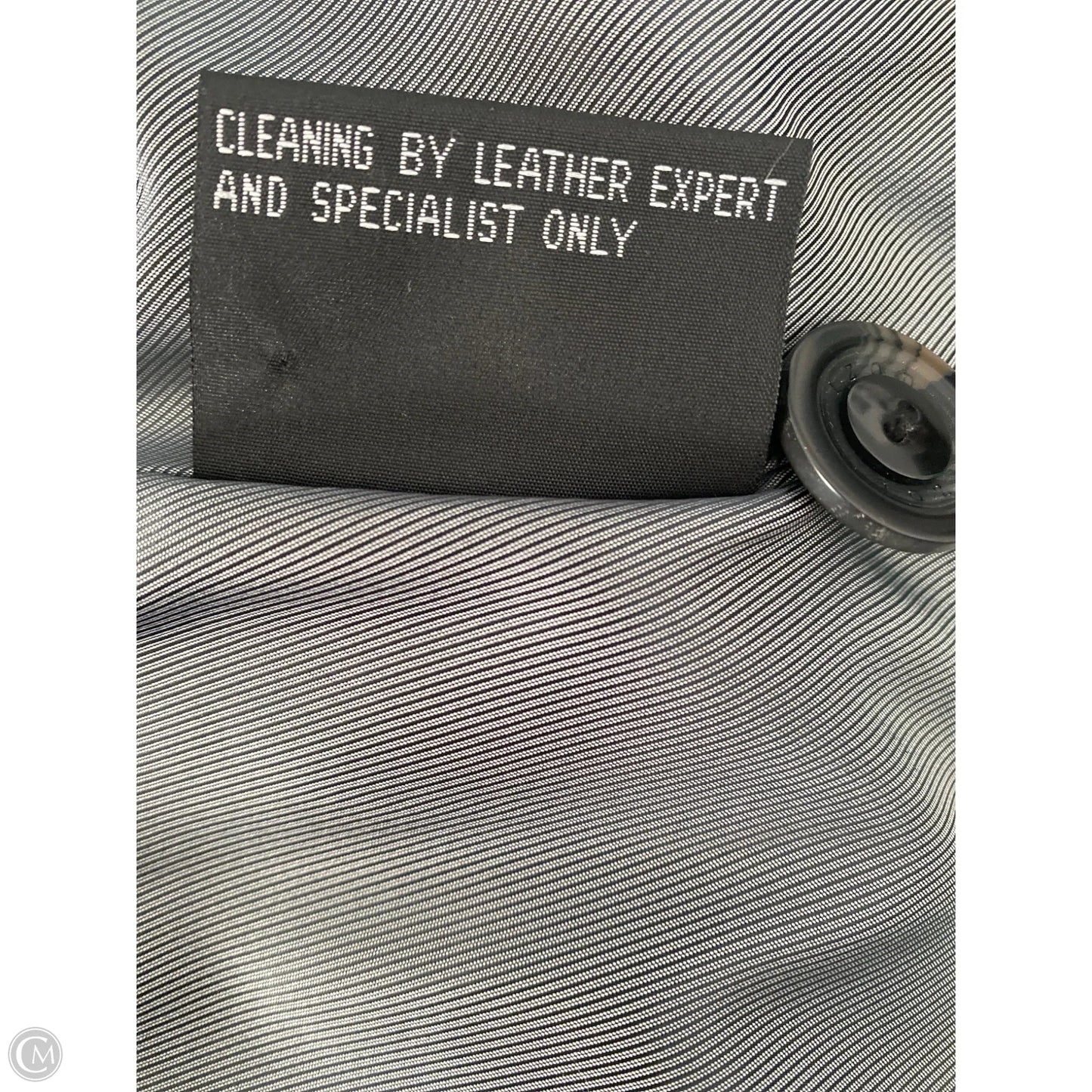 Jacket Leather By Izod In Black, Size: M