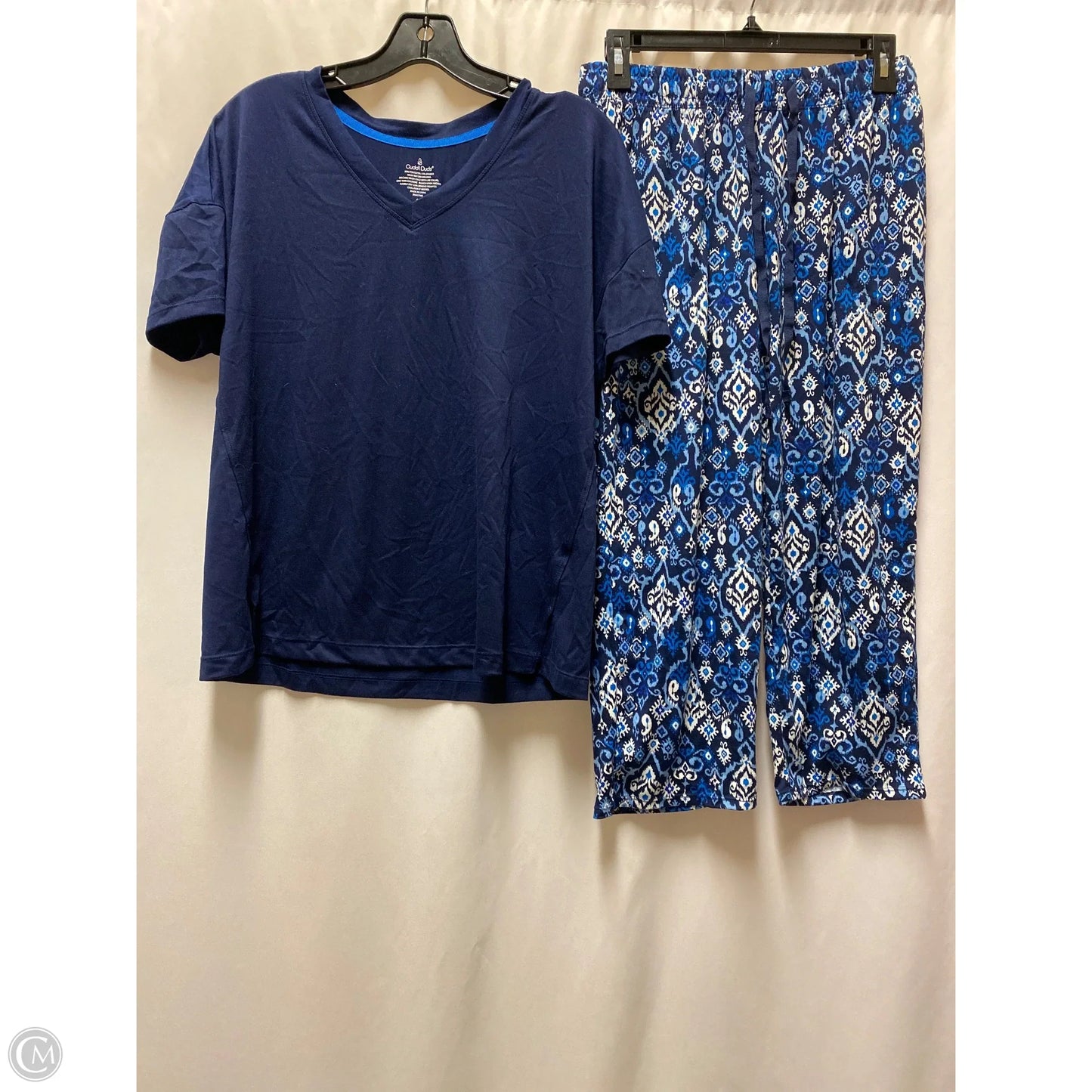 Pajamas 2pc By Cuddl Duds In Navy, Size: S