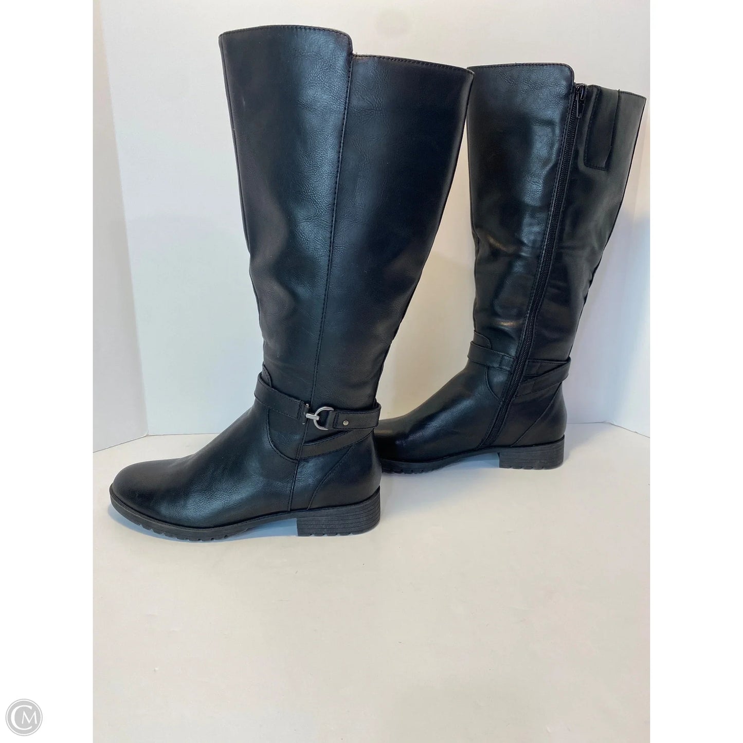 Boots Ankle Flats By Kim Rogers In Black, Size: 8