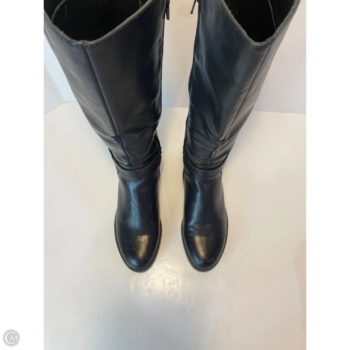 Boots Ankle Flats By Kim Rogers In Black, Size: 8