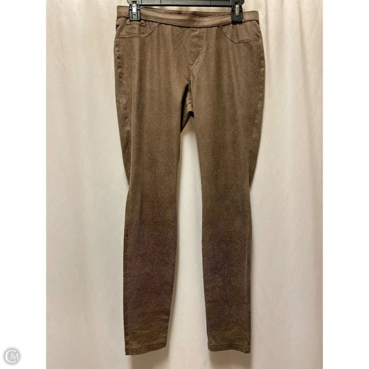 Pants Leggings By Hue In Taupe, Size: S