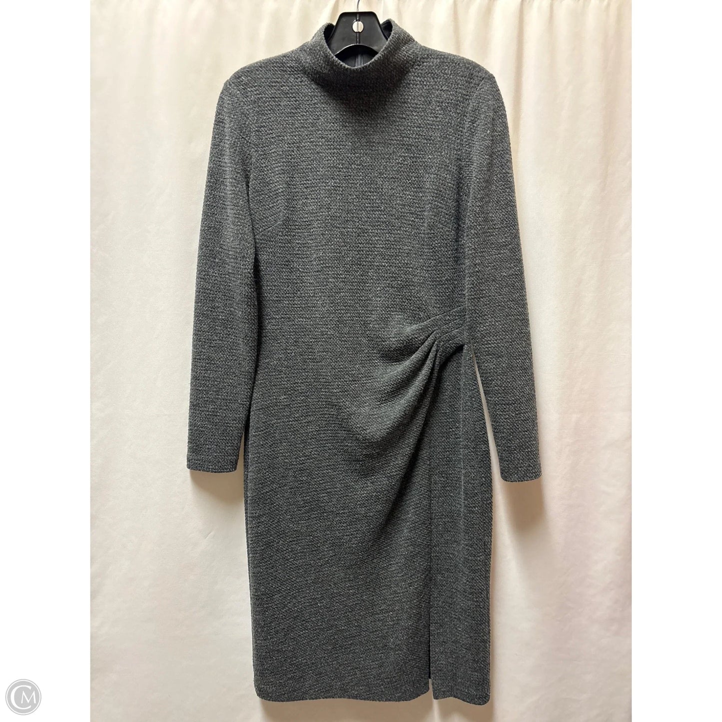 Dress Casual Midi By Ralph Lauren In Grey, Size: S