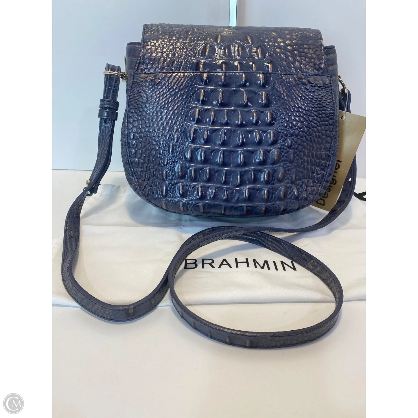 Crossbody Designer By Brahmin, Size: Medium