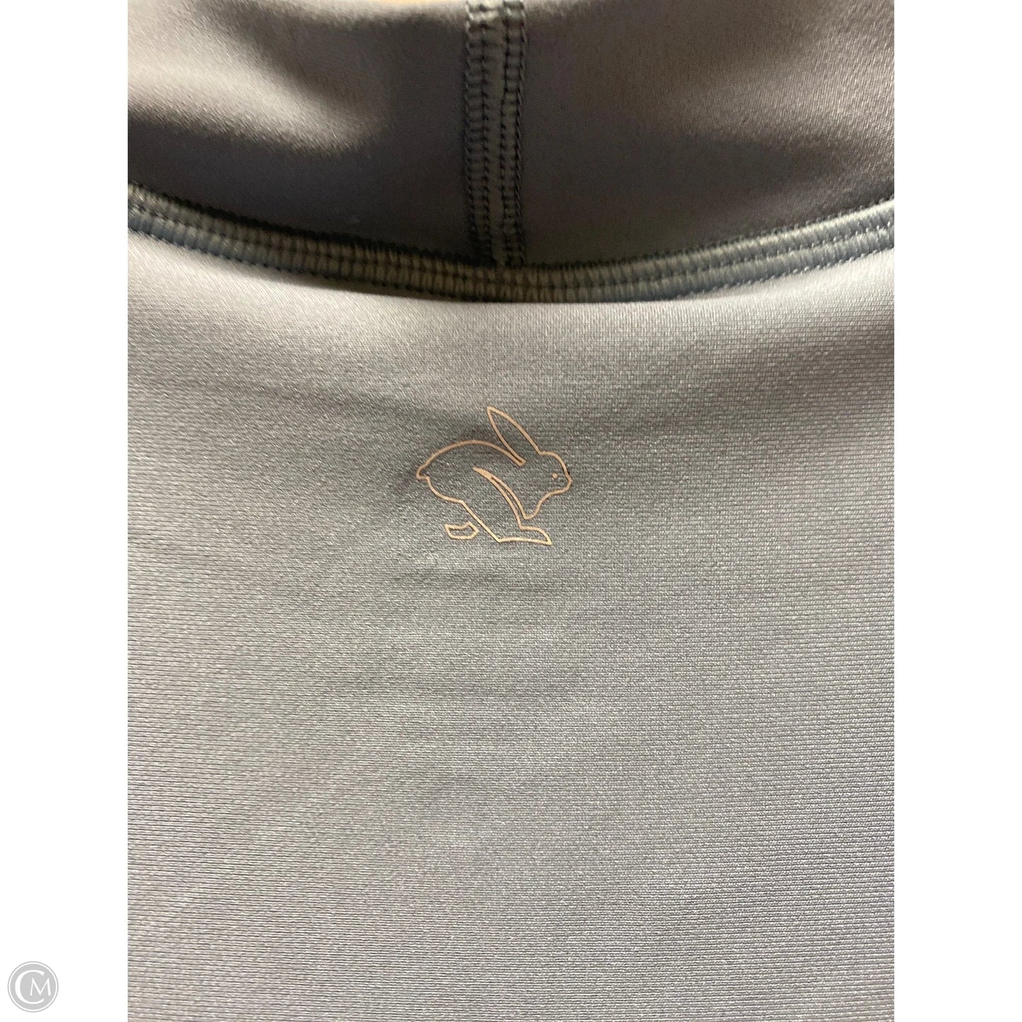 Athletic Top Long Sleeve Collar By Rabbit In Blue, Size: S