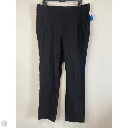 Pants Dress By Rafaella In Black, Size: 18