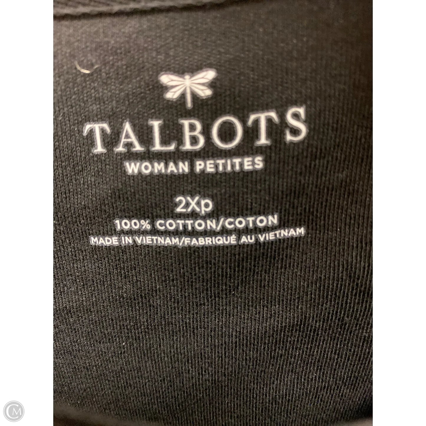 Dress Casual Midi By Talbots In Black, Size: 2x