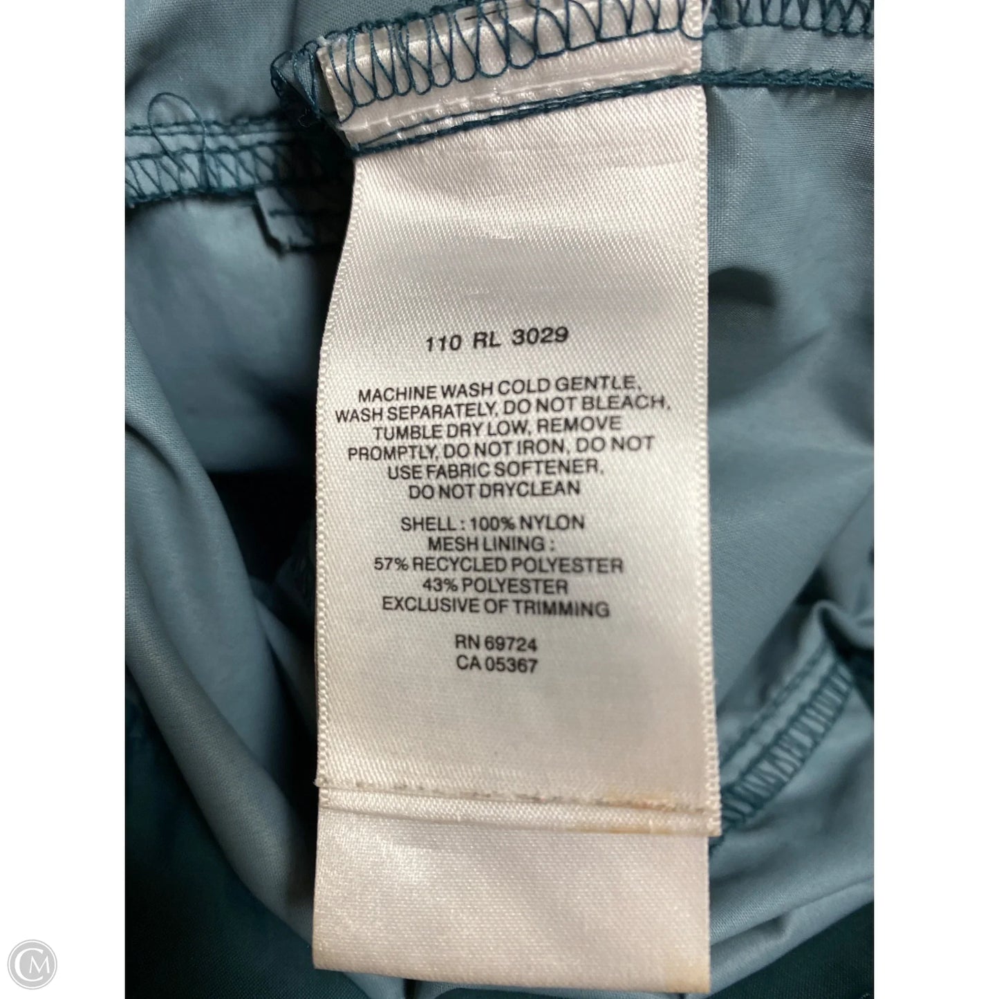 Jacket Windbreaker By Columbia In Blue, Size: M