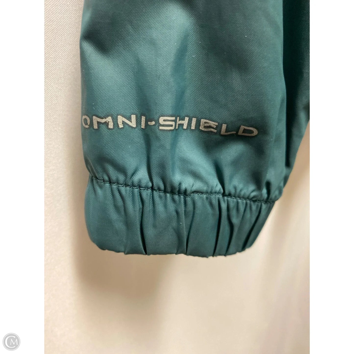 Jacket Windbreaker By Columbia In Blue, Size: M