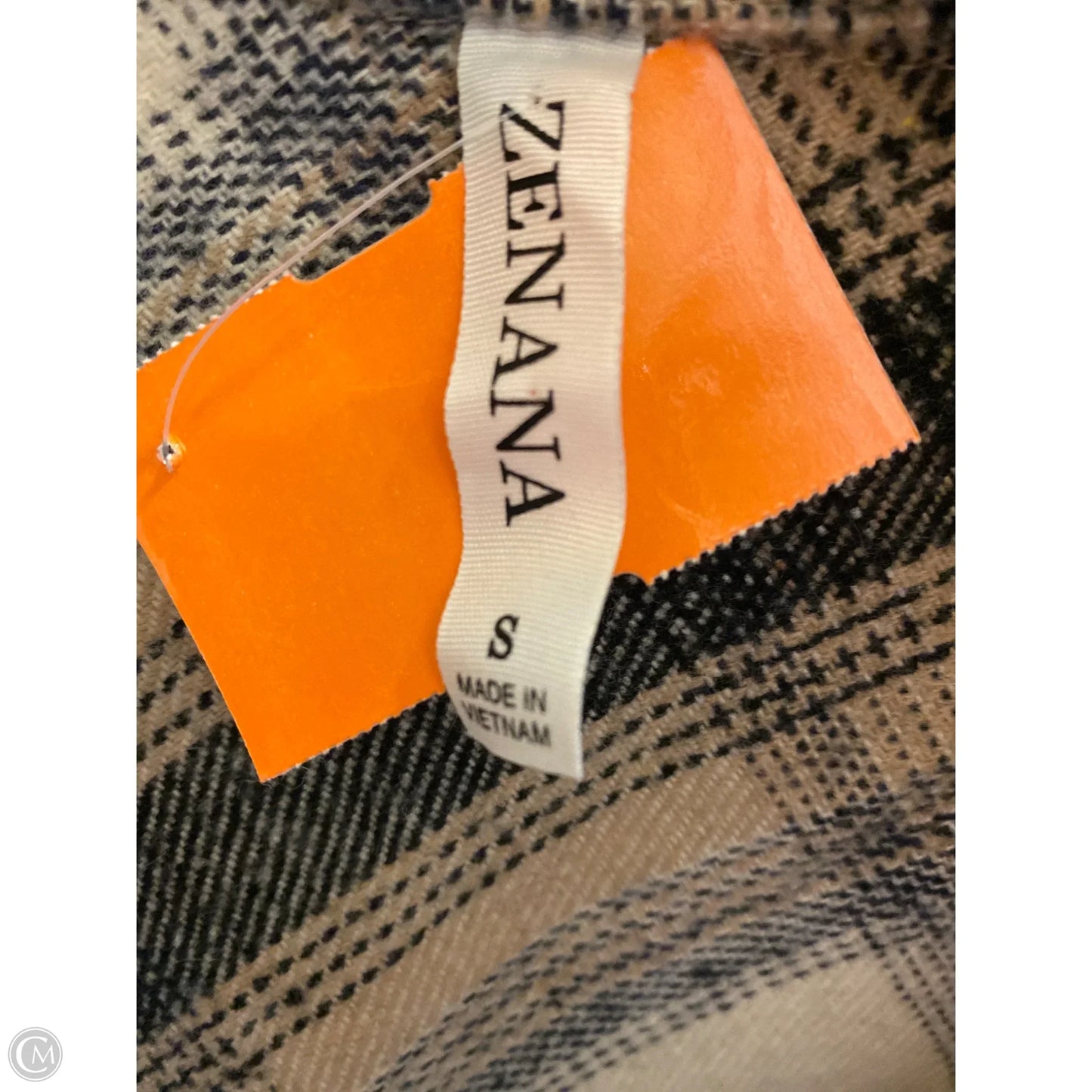 Jacket Shirt By Zenana In Tan, Size: S