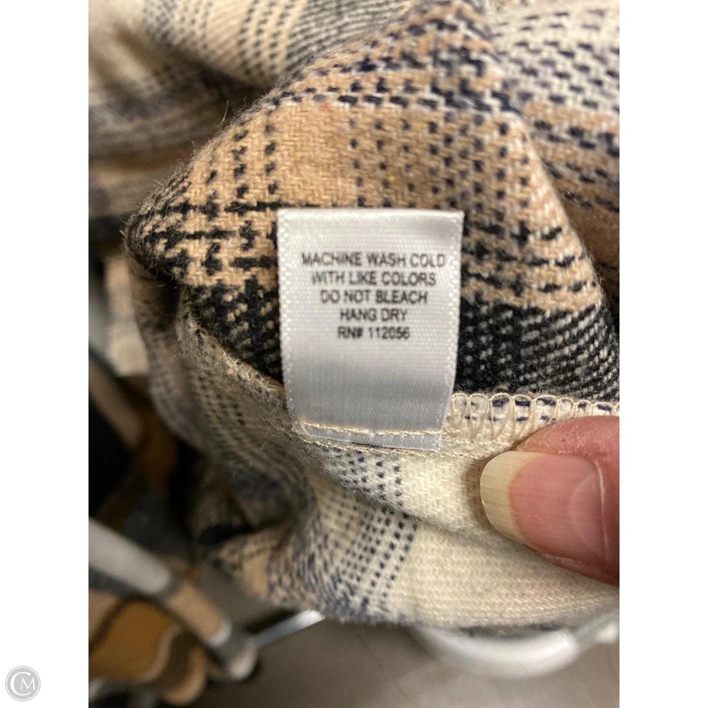 Jacket Shirt By Zenana In Tan, Size: S