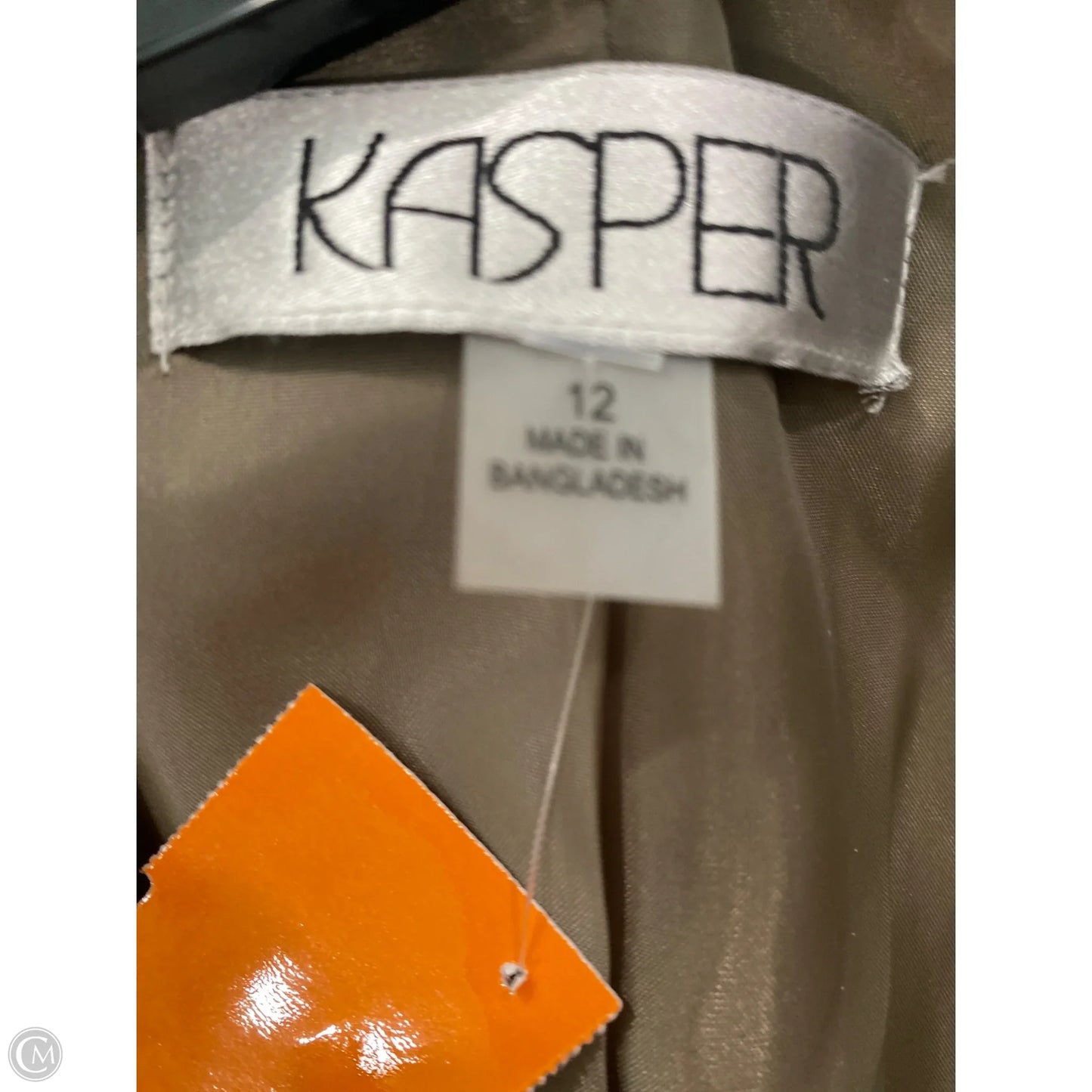 Blazer By Kasper In Taupe, Size: L