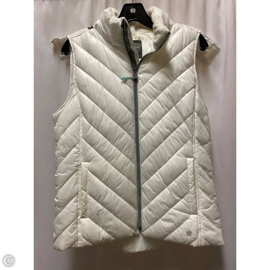 Vest Puffer & Quilted By Tek Gear In White, Size: L