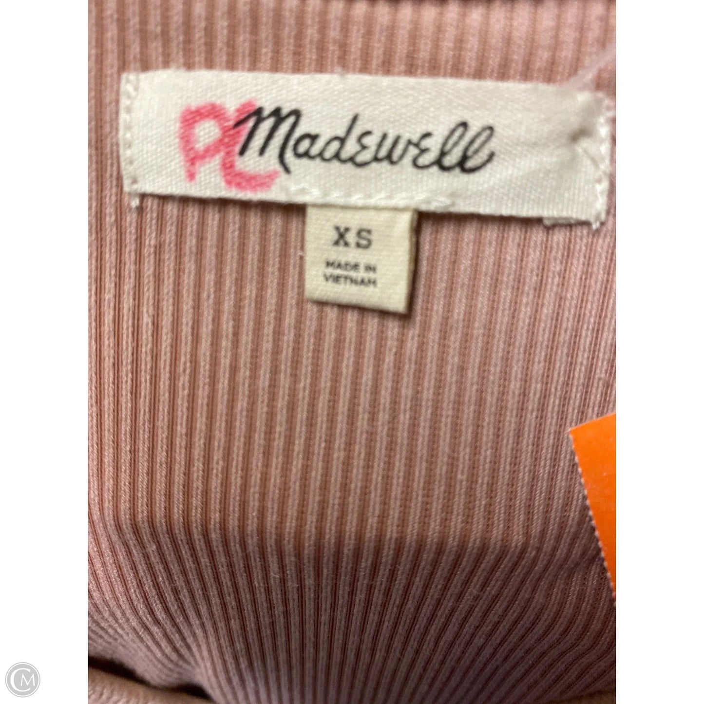 Top Long Sleeve By Madewell In Pink, Size: Xs