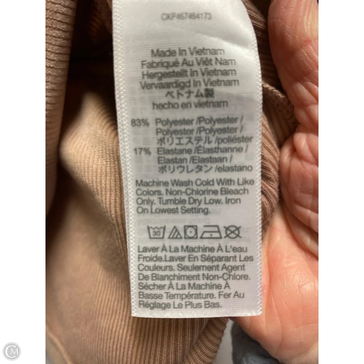 Top Long Sleeve By Madewell In Pink, Size: Xs