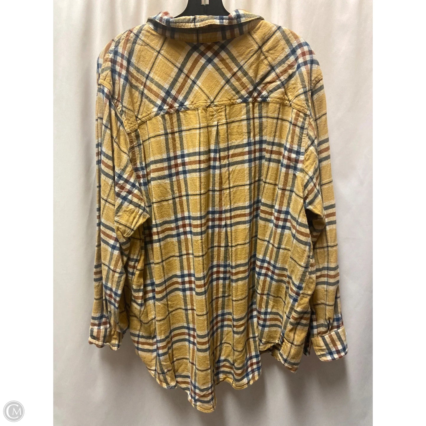Top Long Sleeve By Sonoma In Yellow, Size: 3x