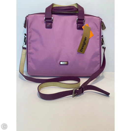 Handbag Designer By Tumi, Size: Large
