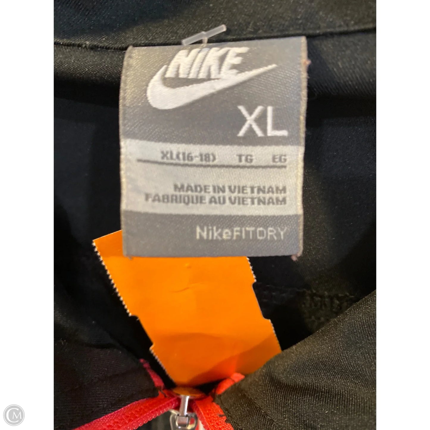 Athletic Pants 2pc By Nike In Black & Pink, Size: L