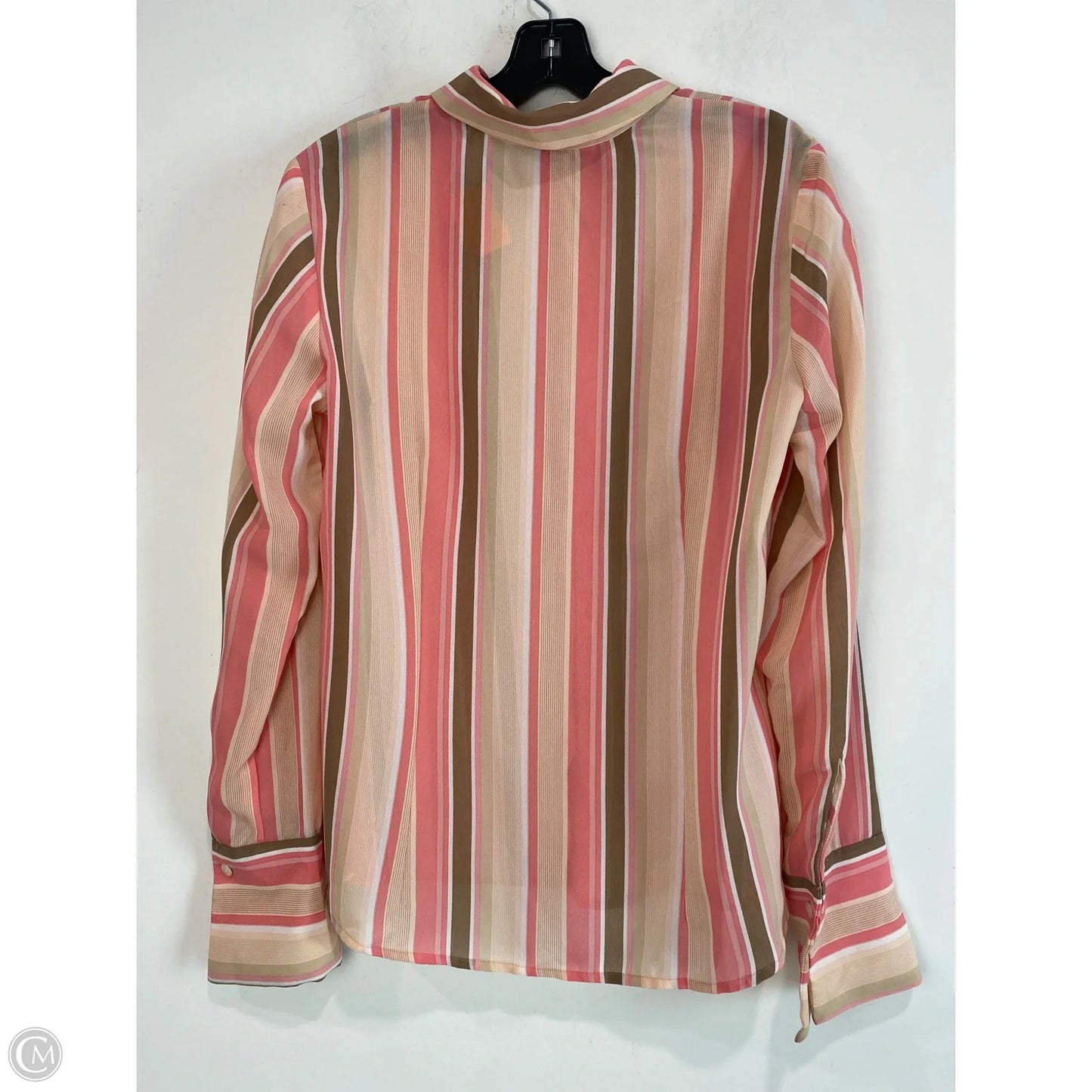 Top Long Sleeve By Villager By Liz Claiborne In Pink, Size: M