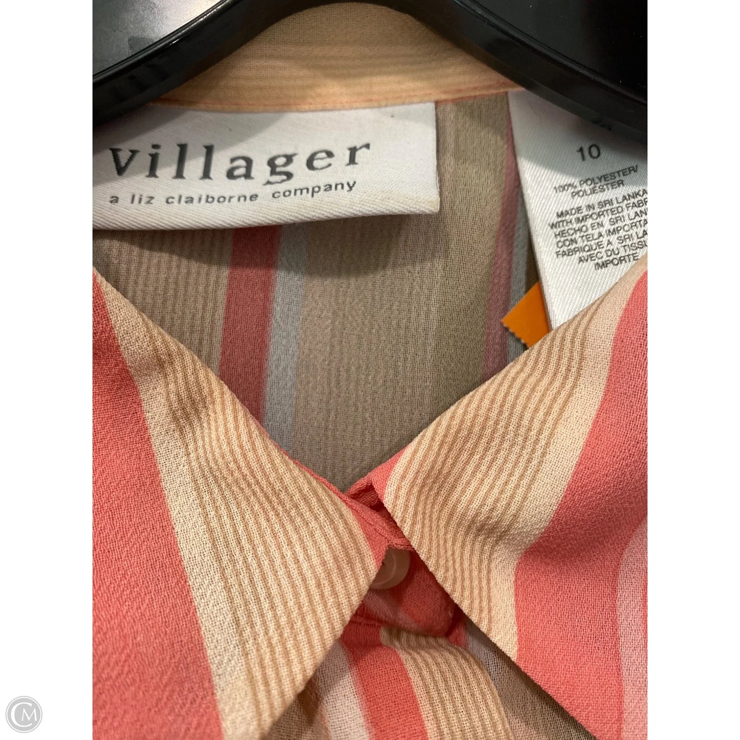 Top Long Sleeve By Villager By Liz Claiborne In Pink, Size: M