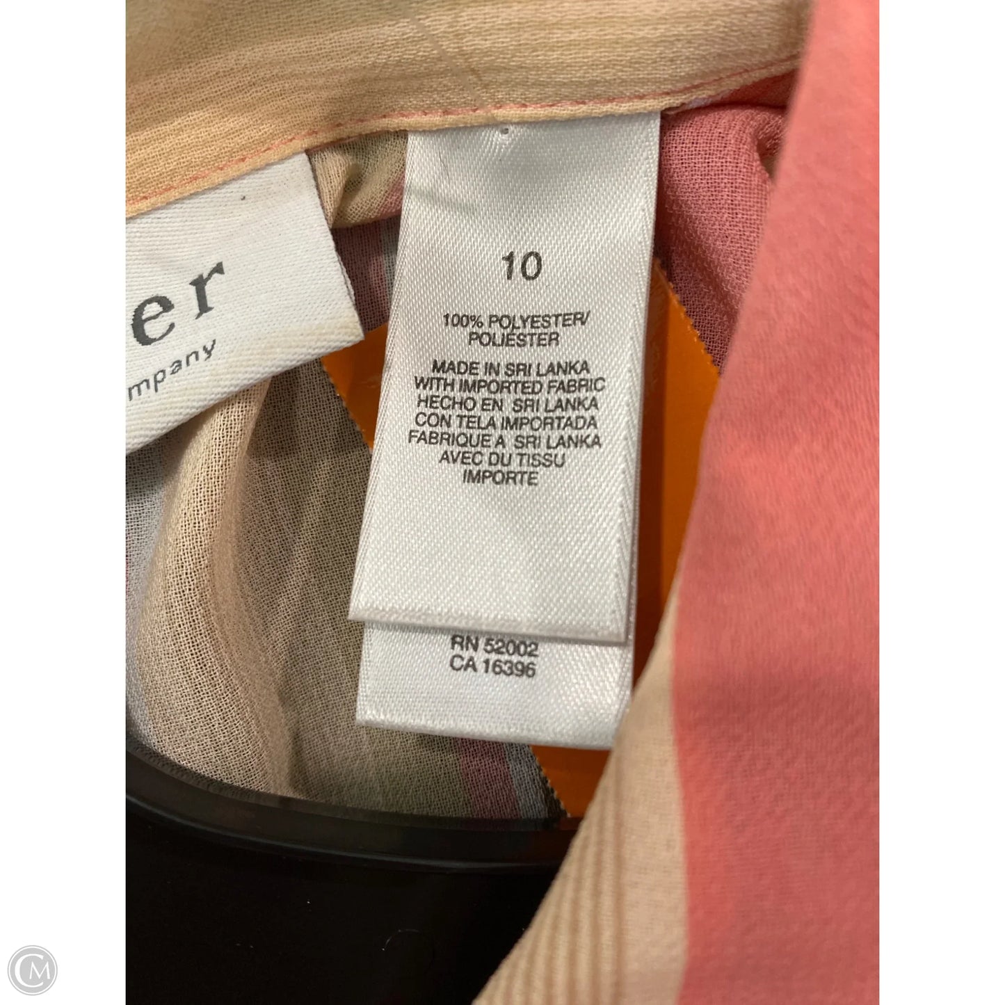 Top Long Sleeve By Villager By Liz Claiborne In Pink, Size: M