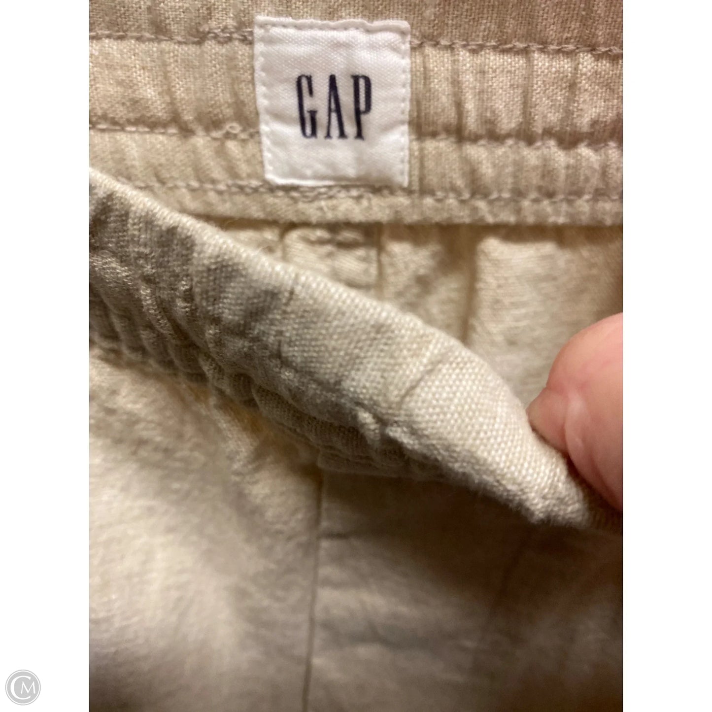 Pants Linen By Gap In Tan, Size: M