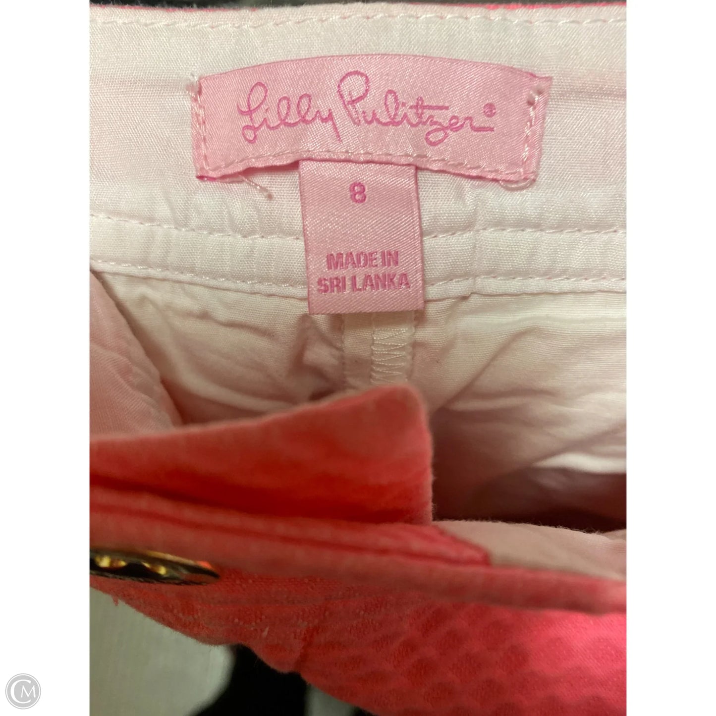 Skort Designer By Lilly Pulitzer In Pink, Size: 8