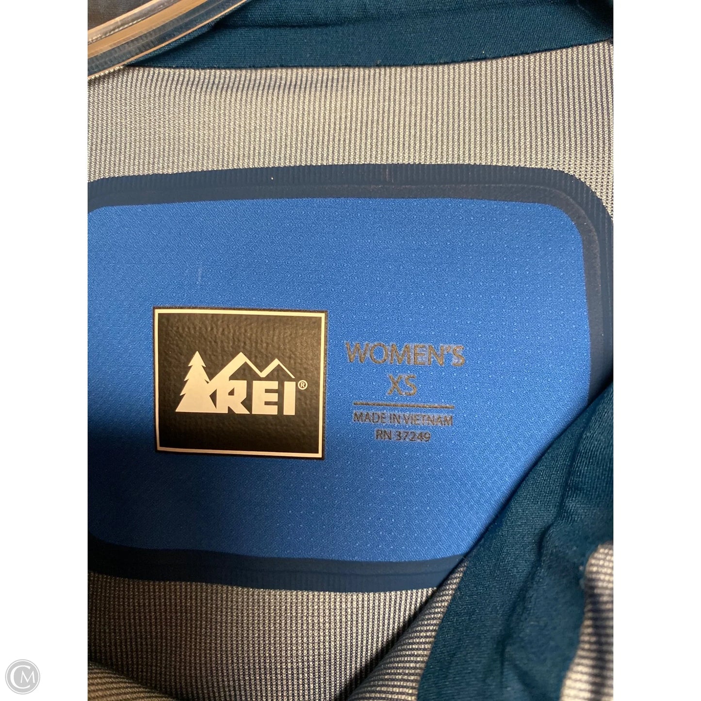 Jacket Windbreaker By Rei In Blue, Size: Xs