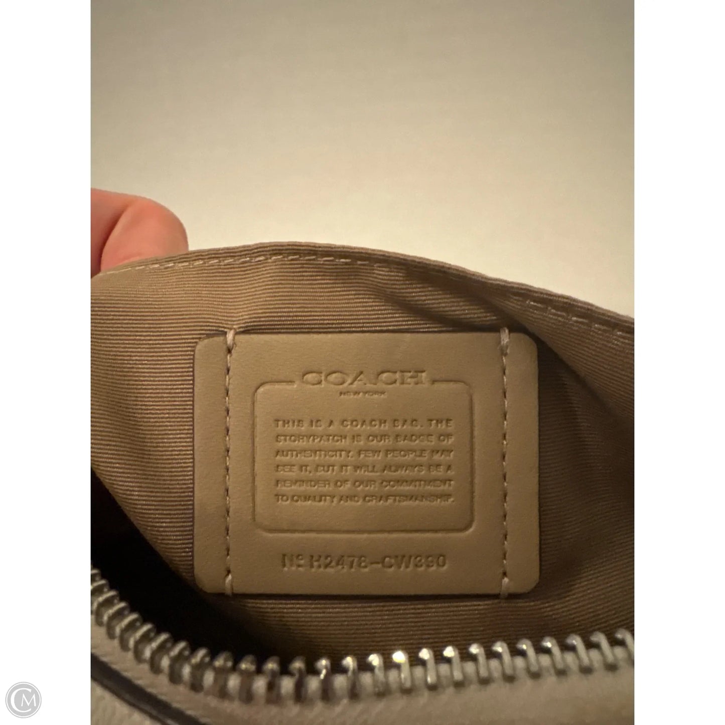 Crossbody Designer By Coach, Size: Medium