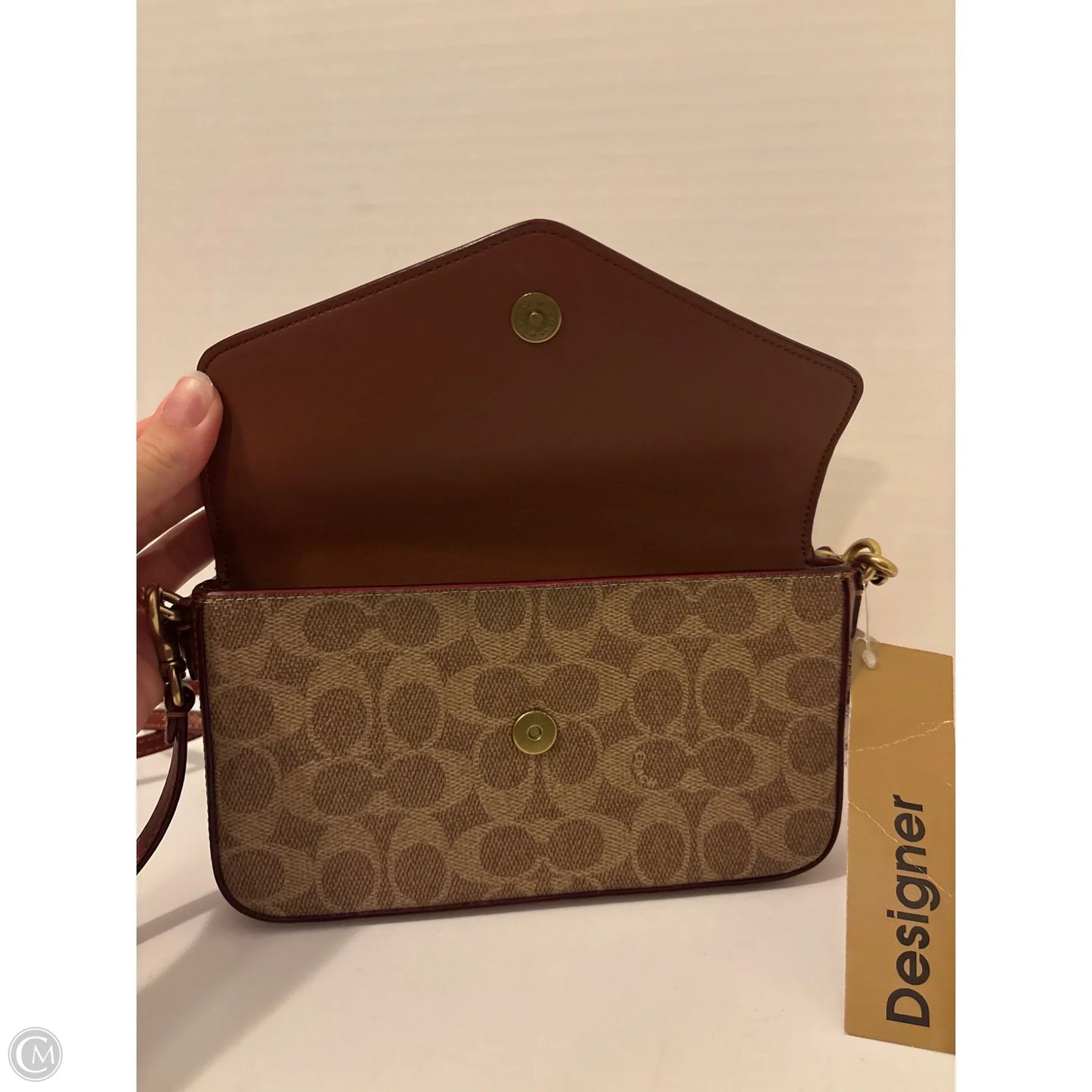 Crossbody Designer By Coach, Size: Small