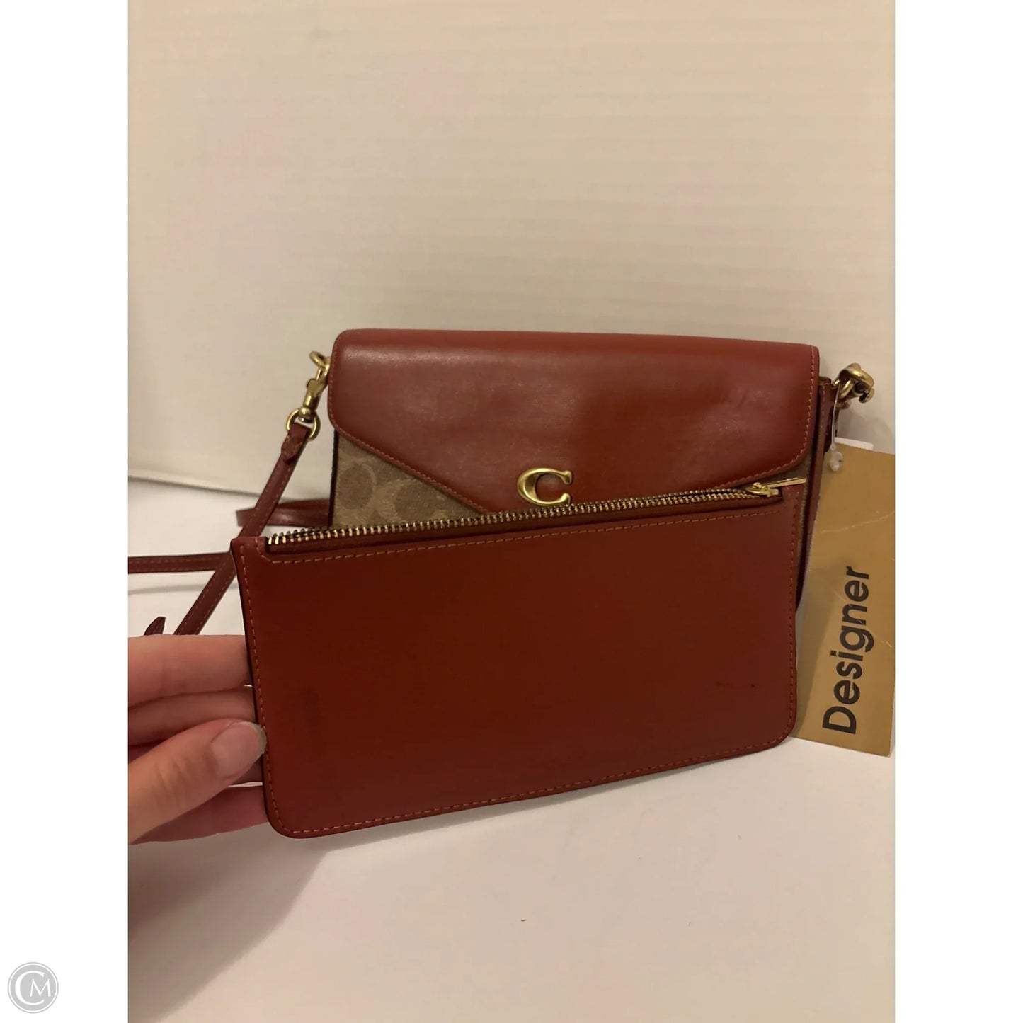 Crossbody Designer By Coach, Size: Small