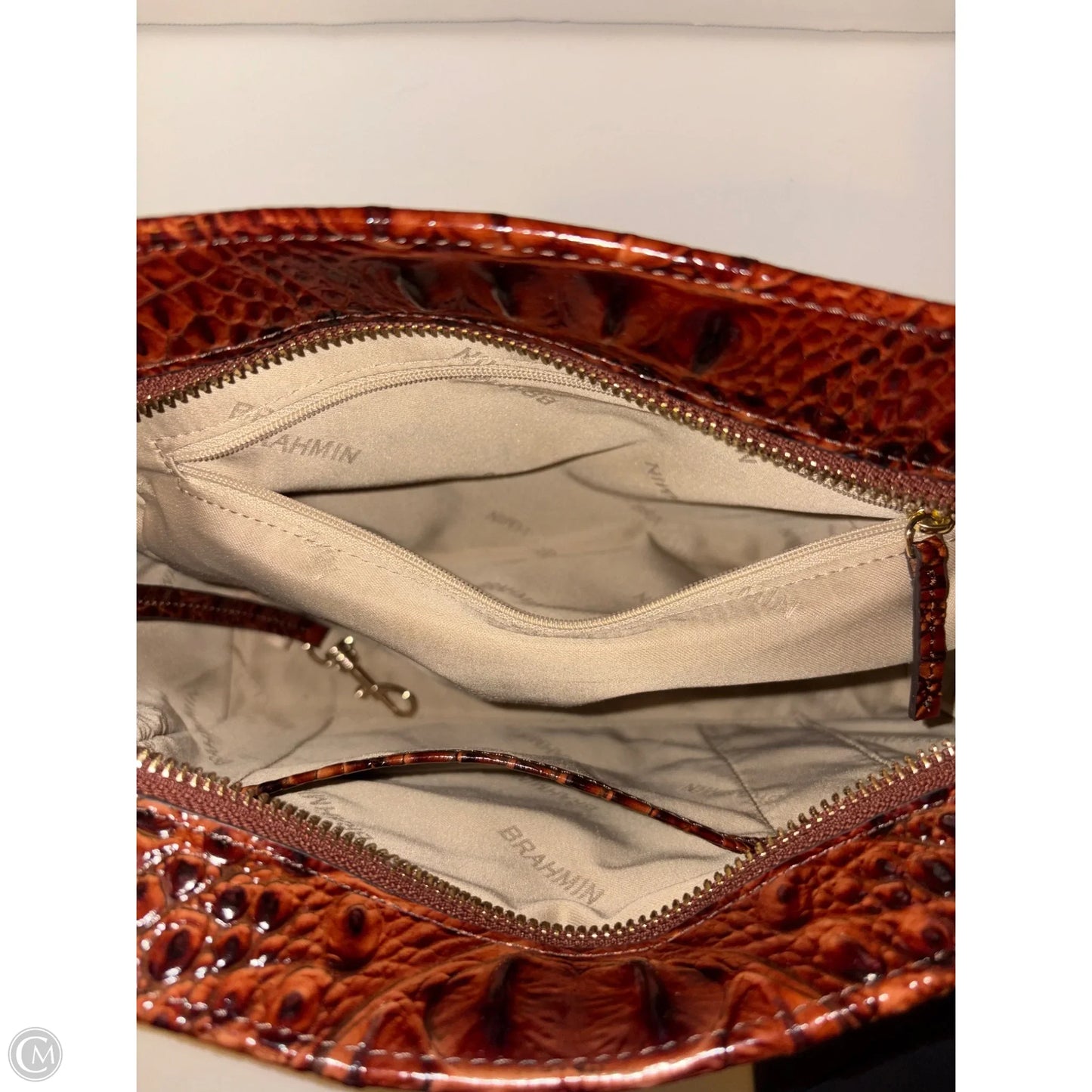 Crossbody Designer By Brahmin, Size: Medium