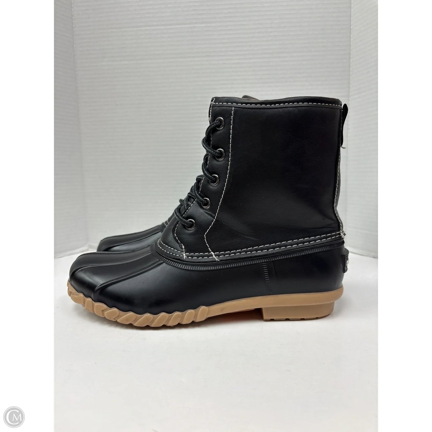 Boots Rain By St Johns Bay In Black, Size: 10