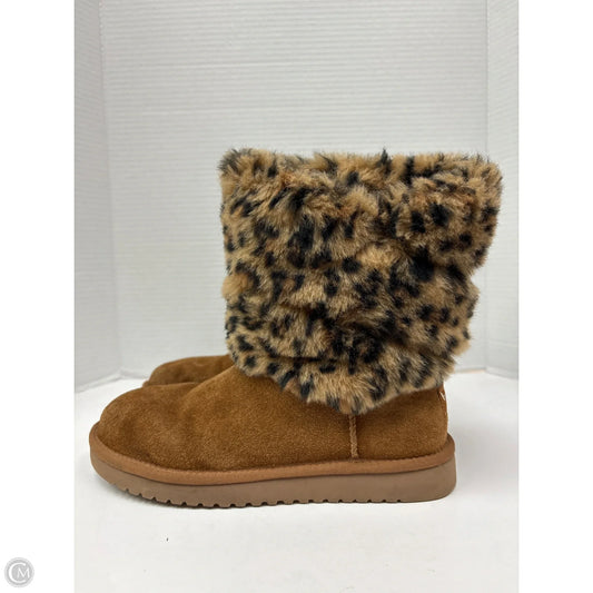 Boots Mid-calf Flats By Koolaburra By Ugg In Animal Print, Size: 6
