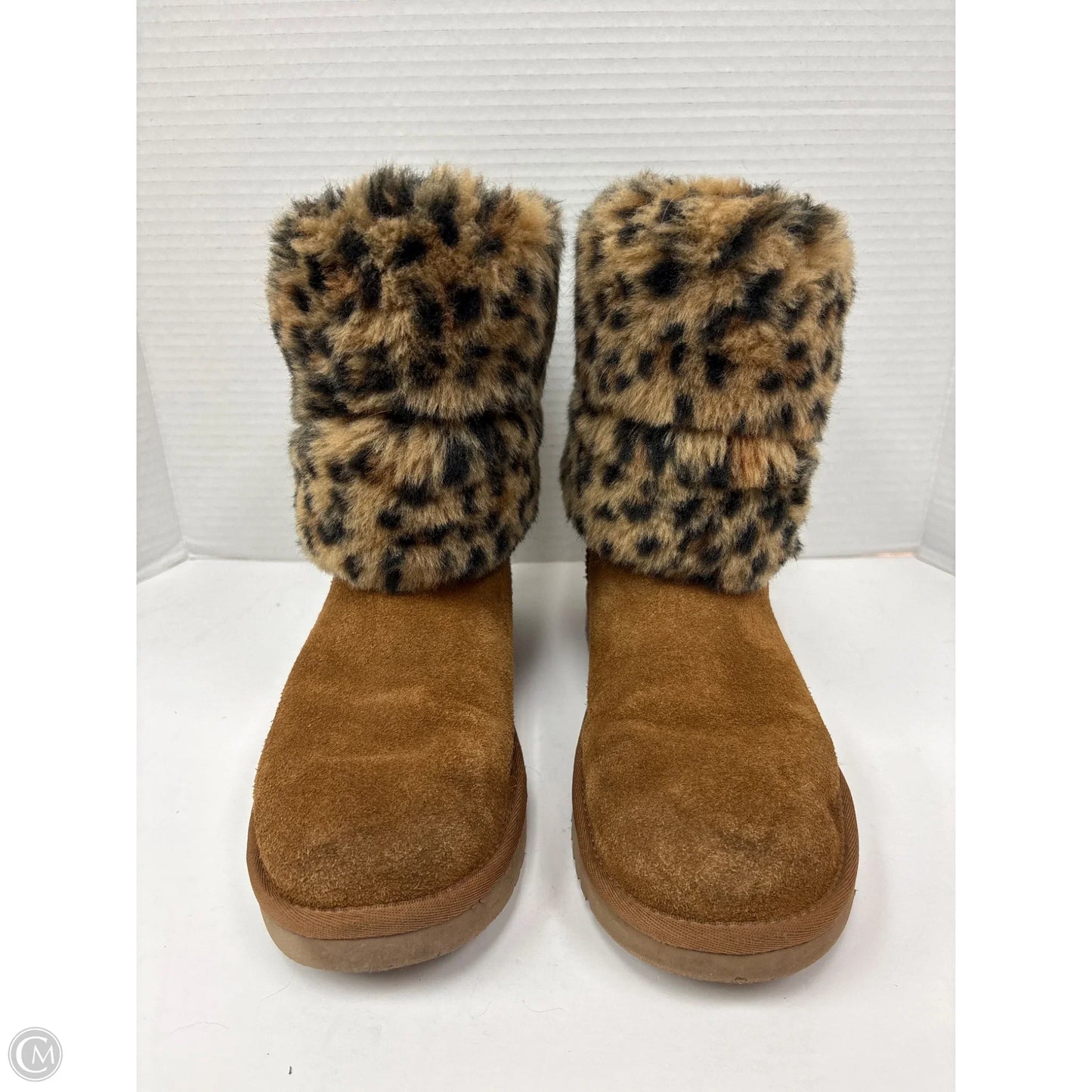 Boots Mid-calf Flats By Koolaburra By Ugg In Animal Print, Size: 6