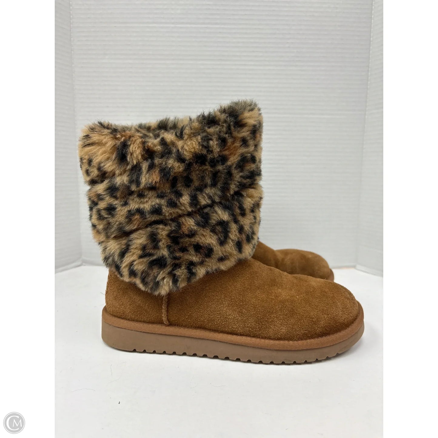 Boots Mid-calf Flats By Koolaburra By Ugg In Animal Print, Size: 6