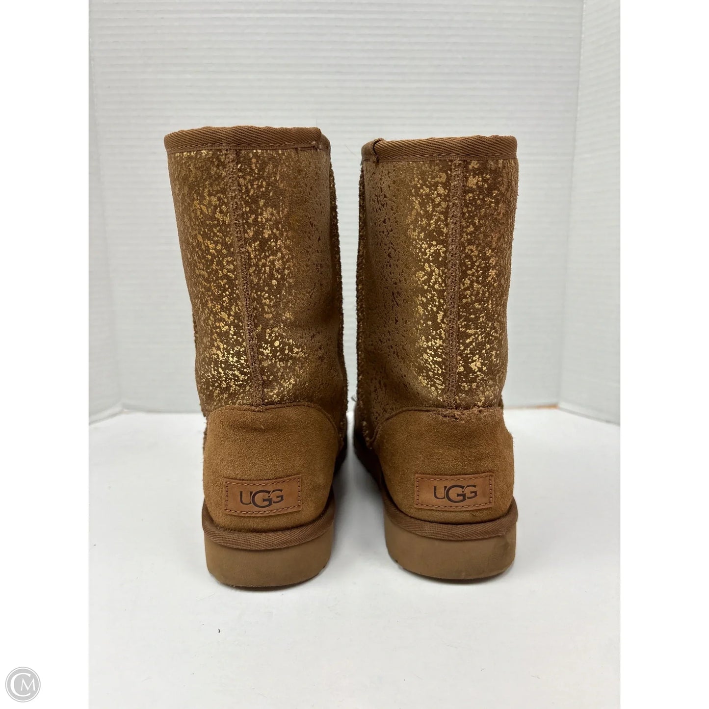 Boots Designer By Ugg In Gold, Size: 7