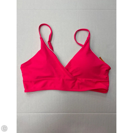 Swimsuit Top By Clothes Mentor In Pink, Size: L