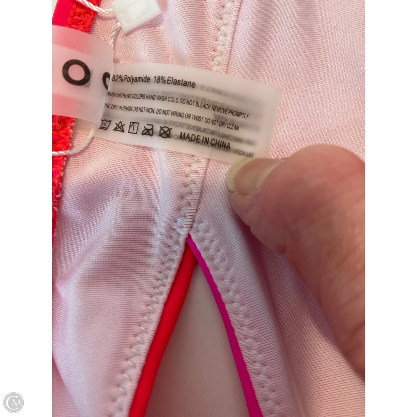 Swimsuit 2pc By Clothes Mentor In Pink, Size: L