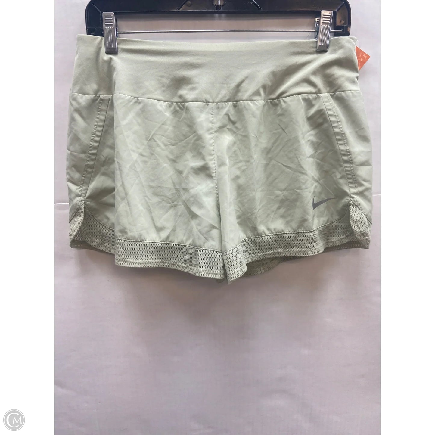 Athletic Shorts By Nike In Green, Size: M