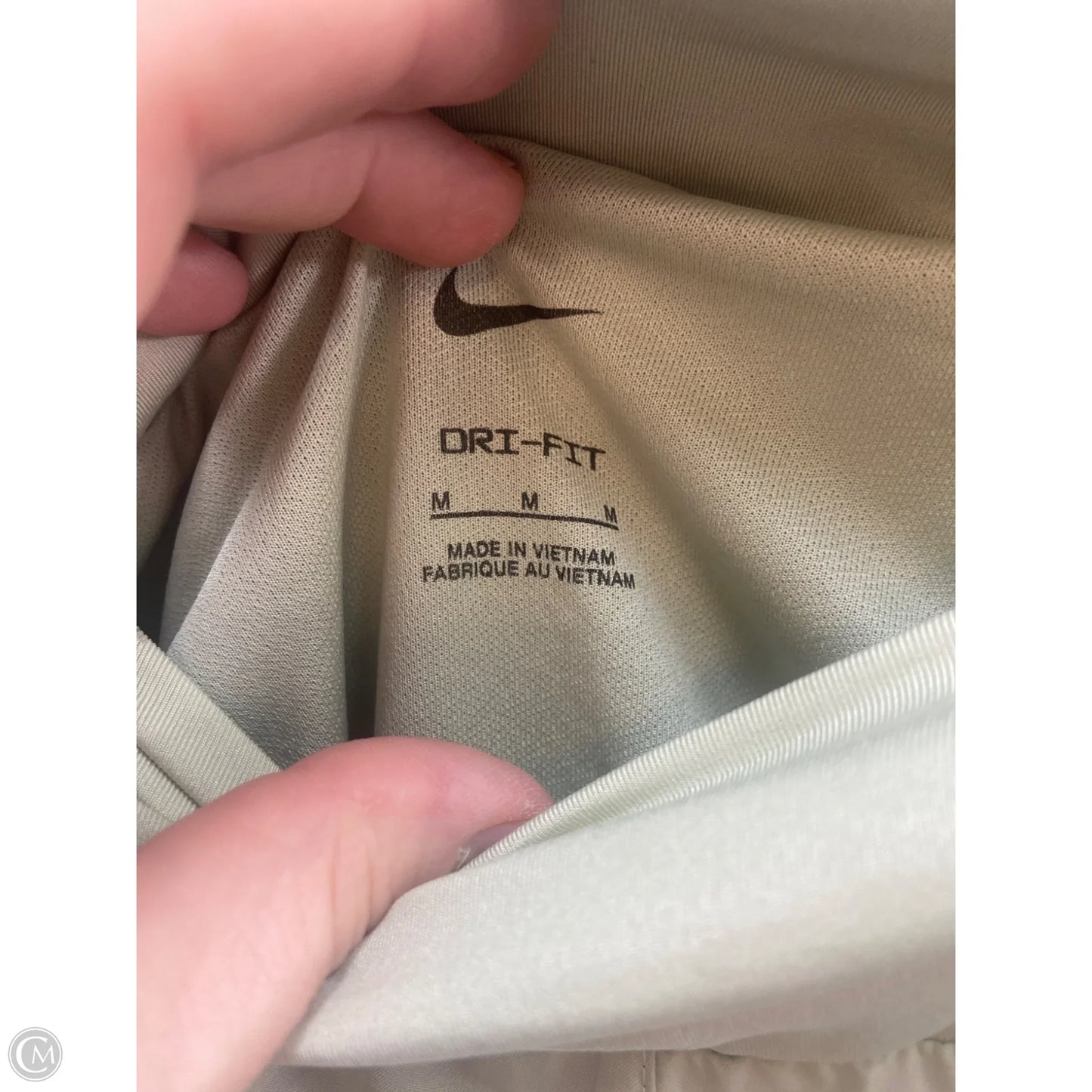 Athletic Shorts By Nike In Green, Size: M