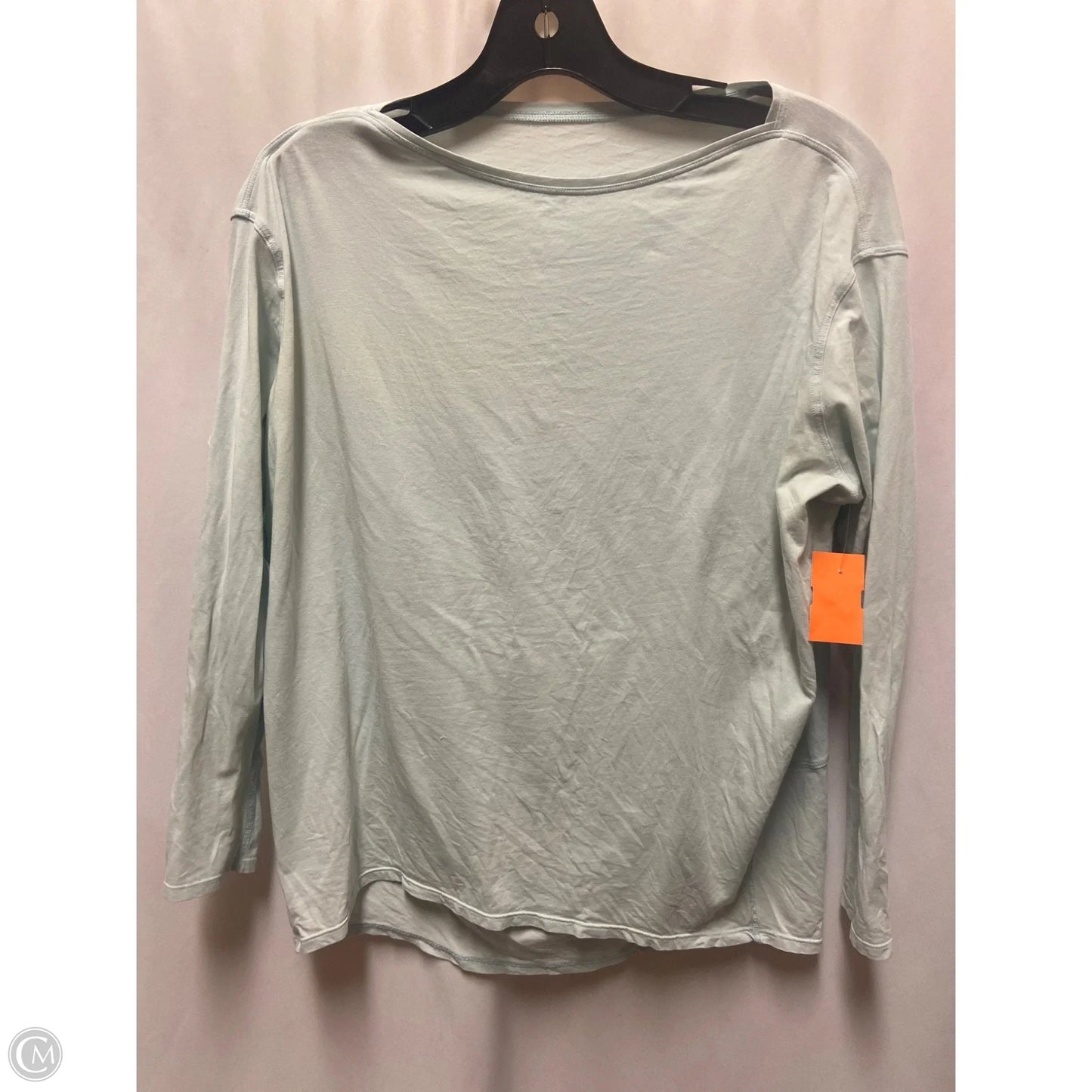 Athletic Top Long Sleeve Crewneck By Lululemon In Blue, Size: M