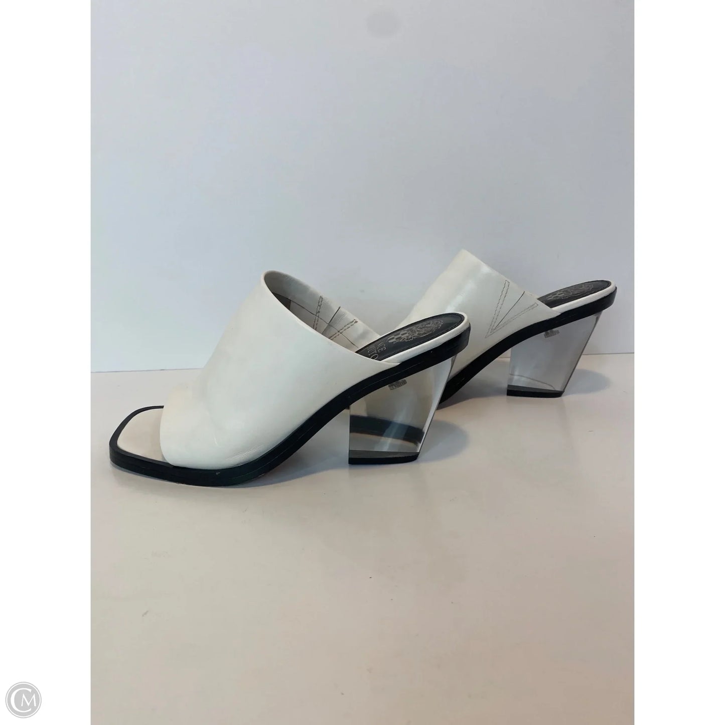 Shoes Heels Block By Vince Camuto In White, Size: 7