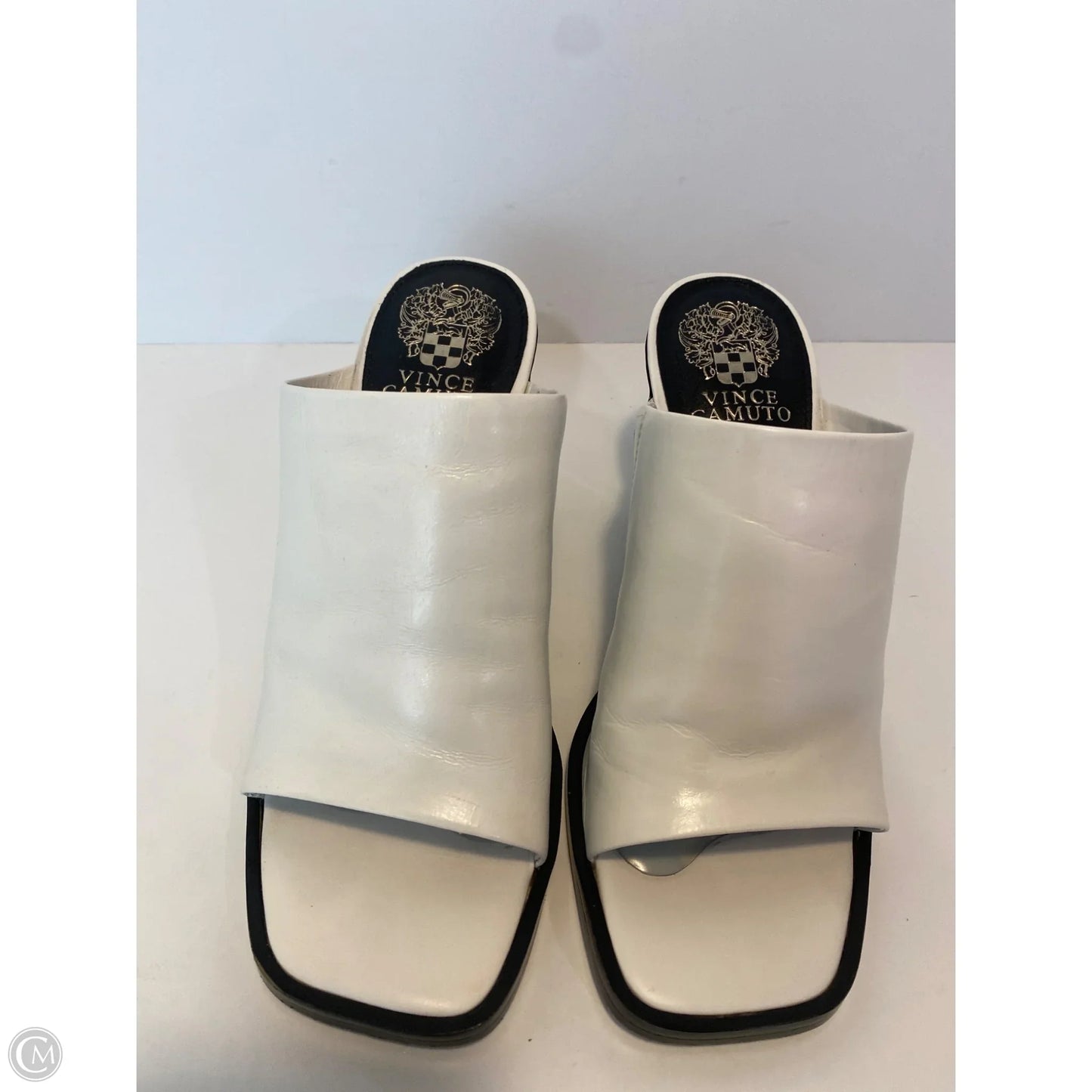 Shoes Heels Block By Vince Camuto In White, Size: 7
