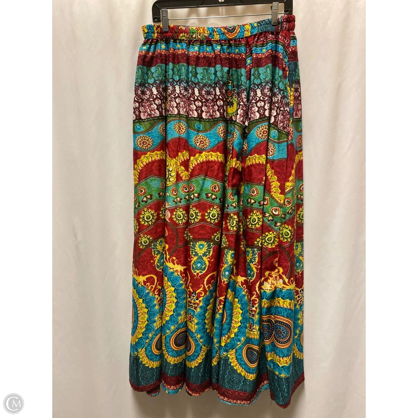 Skirt Maxi By Clothes Mentor In Maroon, Size: 3x