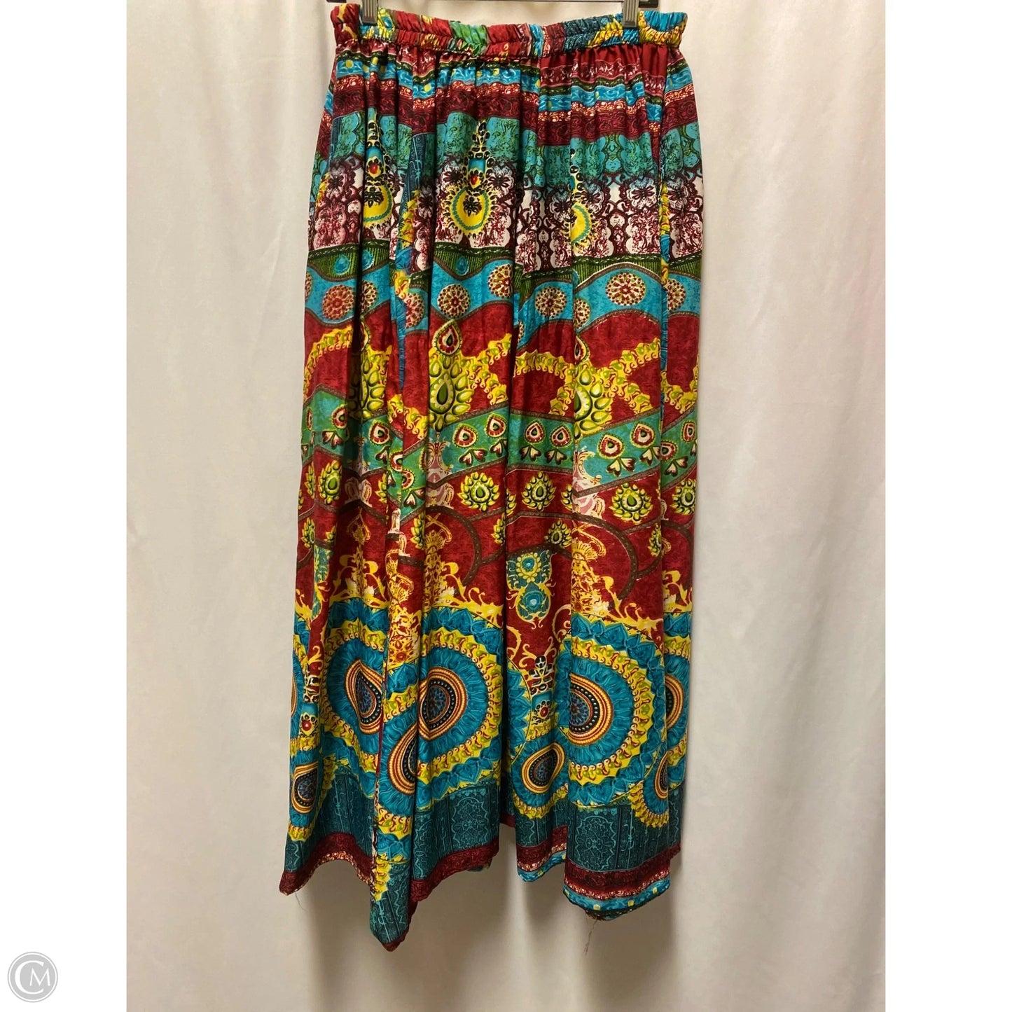 Skirt Maxi By Clothes Mentor In Maroon, Size: 3x